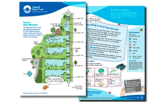 Caen Hill information map image