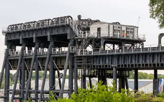 Anderton Boat Lift and cabin