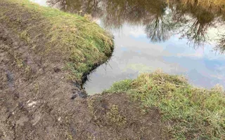 The canal walls will be repaired where needed
