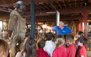 School group at Gloucester Waterways Museum