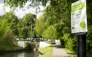 Signs at Hanwell