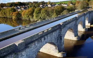 Lune Aqueduct from above
