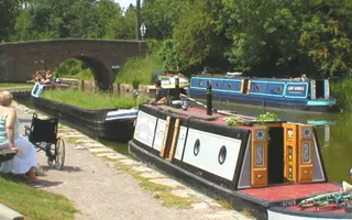 Floating flower meadow in Pewsey